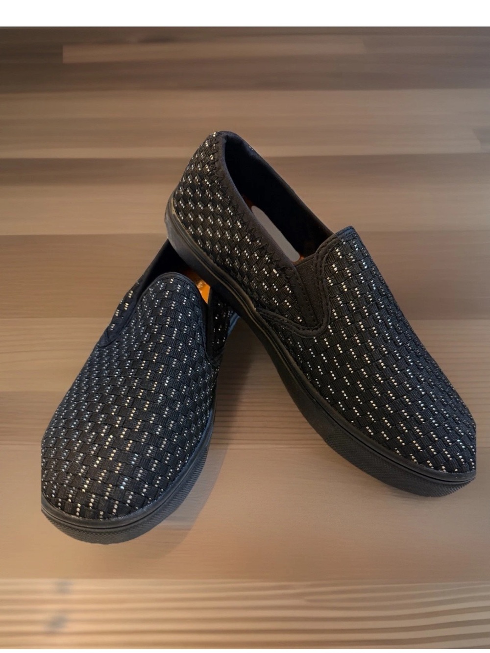 Bernie Mev Black Slip On Sneaker EU 38 US 7 New!